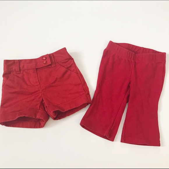 Other - Bundle of red shorts and red pants/leggings
